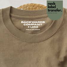 Custom neck label preview